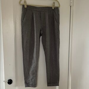 Gray Pinstripe Pants